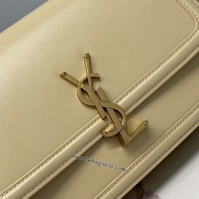 YSL专柜款女包 聖羅蘭經典款MONOGRAM金屬旋扣大號郵差包 YSL肩背斜挎包 634305  jjh1085